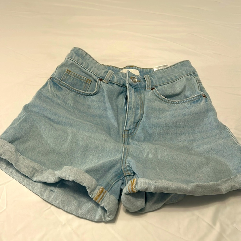 Denim shorts